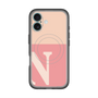スリムプロテクションプレミアムケース with MagSafe［ オリジナル - initial two tone - N pink ］