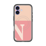 スリムプロテクションプレミアムケース with MagSafe［ オリジナル - initial two tone - N pink ］