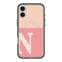 スリムプロテクションプレミアムケース with MagSafe［ オリジナル - initial two tone - N pink ］
