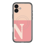 スリムプロテクションプレミアムケース with MagSafe［ オリジナル - initial two tone - N pink ］