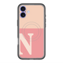 スリムプロテクションプレミアムケース with MagSafe［ オリジナル - initial two tone - N pink ］