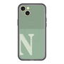 スリムプロテクションプレミアムケース with MagSafe［ オリジナル - initial two tone - N green ］