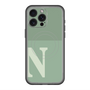 スリムプロテクションプレミアムケース with MagSafe［ オリジナル - initial two tone - N green ］