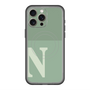 スリムプロテクションプレミアムケース with MagSafe［ オリジナル - initial two tone - N green ］