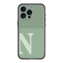 スリムプロテクションプレミアムケース with MagSafe［ オリジナル - initial two tone - N green ］