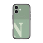 スリムプロテクションプレミアムケース with MagSafe［ オリジナル - initial two tone - N green ］