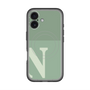 スリムプロテクションプレミアムケース with MagSafe［ オリジナル - initial two tone - N green ］