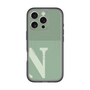 スリムプロテクションプレミアムケース with MagSafe［ オリジナル - initial two tone - N green ］