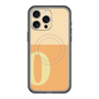 スリムプロテクションプレミアムケース with MagSafe［ オリジナル - initial two tone - O orange ］