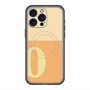 スリムプロテクションプレミアムケース with MagSafe［ オリジナル - initial two tone - O orange ］