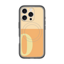 スリムプロテクションプレミアムケース with MagSafe［ オリジナル - initial two tone - O orange ］