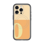 スリムプロテクションプレミアムケース with MagSafe［ オリジナル - initial two tone - O orange ］