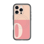 スリムプロテクションプレミアムケース with MagSafe［ オリジナル - initial two tone - O pink ］