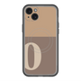 スリムプロテクションプレミアムケース with MagSafe［ オリジナル - initial two tone - O brown ］