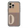 スリムプロテクションプレミアムケース with MagSafe［ オリジナル - initial two tone - O brown ］