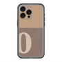 スリムプロテクションプレミアムケース with MagSafe［ オリジナル - initial two tone - O brown ］