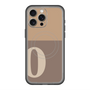 スリムプロテクションプレミアムケース with MagSafe［ オリジナル - initial two tone - O brown ］