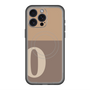 スリムプロテクションプレミアムケース with MagSafe［ オリジナル - initial two tone - O brown ］