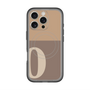 スリムプロテクションプレミアムケース with MagSafe［ オリジナル - initial two tone - O brown ］