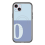 スリムプロテクションプレミアムケース with MagSafe［ オリジナル - initial two tone - O blue ］