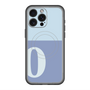 スリムプロテクションプレミアムケース with MagSafe［ オリジナル - initial two tone - O blue ］