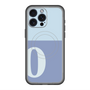 スリムプロテクションプレミアムケース with MagSafe［ オリジナル - initial two tone - O blue ］
