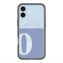 スリムプロテクションプレミアムケース with MagSafe［ オリジナル - initial two tone - O blue ］
