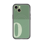 スリムプロテクションプレミアムケース with MagSafe［ オリジナル - initial two tone - O green ］