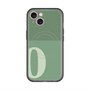 スリムプロテクションプレミアムケース with MagSafe［ オリジナル - initial two tone - O green ］