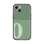 スリムプロテクションプレミアムケース with MagSafe［ オリジナル - initial two tone - O green ］