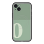スリムプロテクションプレミアムケース with MagSafe［ オリジナル - initial two tone - O green ］