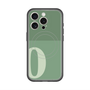 スリムプロテクションプレミアムケース with MagSafe［ オリジナル - initial two tone - O green ］
