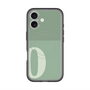 スリムプロテクションプレミアムケース with MagSafe［ オリジナル - initial two tone - O green ］