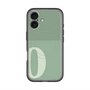 スリムプロテクションプレミアムケース with MagSafe［ オリジナル - initial two tone - O green ］