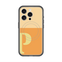 スリムプロテクションプレミアムケース with MagSafe［ オリジナル - initial two tone - P orange ］