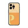 スリムプロテクションプレミアムケース with MagSafe［ オリジナル - initial two tone - P orange ］