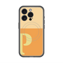 スリムプロテクションプレミアムケース with MagSafe［ オリジナル - initial two tone - P orange ］