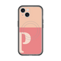スリムプロテクションプレミアムケース with MagSafe［ オリジナル - initial two tone - P pink ］