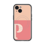 スリムプロテクションプレミアムケース with MagSafe［ オリジナル - initial two tone - P pink ］