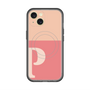 スリムプロテクションプレミアムケース with MagSafe［ オリジナル - initial two tone - P pink ］