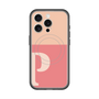 スリムプロテクションプレミアムケース with MagSafe［ オリジナル - initial two tone - P pink ］
