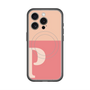 スリムプロテクションプレミアムケース with MagSafe［ オリジナル - initial two tone - P pink ］