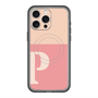 スリムプロテクションプレミアムケース with MagSafe［ オリジナル - initial two tone - P pink ］