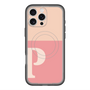 スリムプロテクションプレミアムケース with MagSafe［ オリジナル - initial two tone - P pink ］