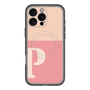 スリムプロテクションプレミアムケース with MagSafe［ オリジナル - initial two tone - P pink ］