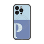 スリムプロテクションプレミアムケース with MagSafe［ オリジナル - initial two tone - P blue ］