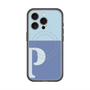 スリムプロテクションプレミアムケース with MagSafe［ オリジナル - initial two tone - P blue ］