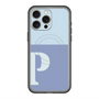スリムプロテクションプレミアムケース with MagSafe［ オリジナル - initial two tone - P blue ］