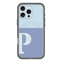 スリムプロテクションプレミアムケース with MagSafe［ オリジナル - initial two tone - P blue ］