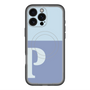 スリムプロテクションプレミアムケース with MagSafe［ オリジナル - initial two tone - P blue ］